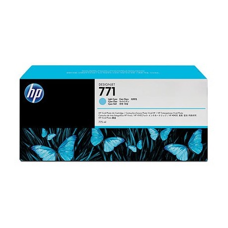 Cartouche light cyan HP pour designjet Z6200 (N°771)