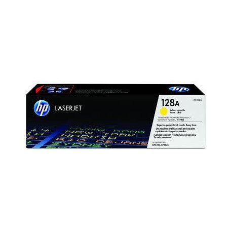 Toner jaune HP pour Colorlaserjet CM1410 (128A)