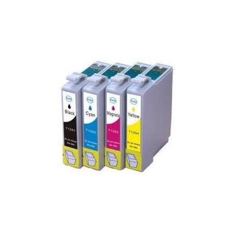 Pack de 5 cartouches génériques pour Epson stylus BX305F / BX320FW / SX420W...