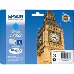 Cartouche d'encre cyan Epson L pour WorkForce Pro WP4000/4500 SERIES