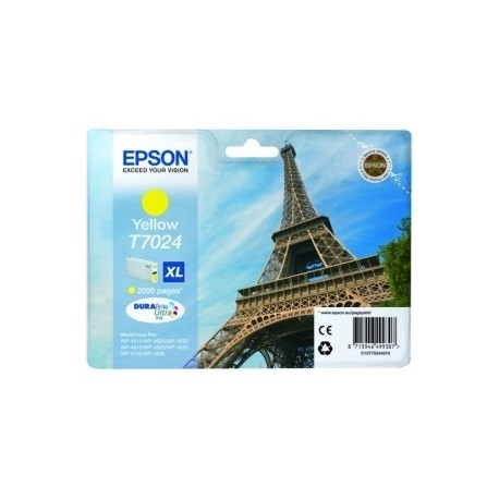 Cartouche d'encre jaune Epson XL pour WorkForce Pro WP4000/4500 SERIES