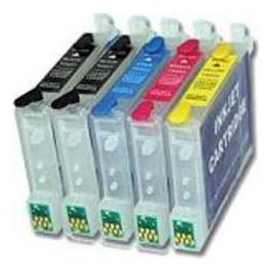 Pack de 5 cartouches génériques pour Epson D68 / D88...