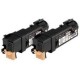 Pack de 2 toners noirs génériques pour epson Aculaser CX29NF / C2900dn / ...