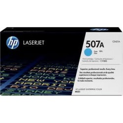 Toner cyan HP pour laserjet Entreprise 500 M551 .... (507A)