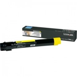 Toner jaune haute capacité Lexmark pour X950 / X952 / X954