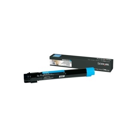 Toner cyan haute capacité Lexmark pour X950 / X952 / X954