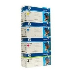 Pack de 4 toners HP pour color laserjet CP3525 / CP3530 ...