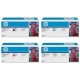 Pack de 4 toners HP pour Color Laserjet CP5525... (650A)