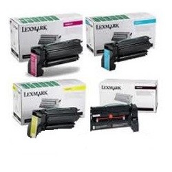 Pack de 4 toners très longues durées LEXMARK pour C 750