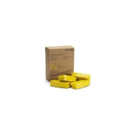 Pack de 4 batonnets d'encre solide jaune Xerox pour ColorQube 9301 / 9302 / 9303