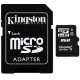 C'est cadeau !  1 carte microSDHC  8 GB  Kingston avec adaptateur (*)