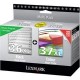 Pack de 2 cartouches Lexmark pour X4650 / X5650...(n°36XL + n°37XL)