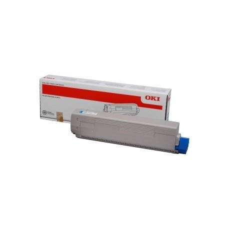 Toner cyan Oki pour C822