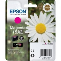 Cartouche magenta haute capacité EPSON pour Expression Home XP-205 / XP-30 ... (N°18XL)