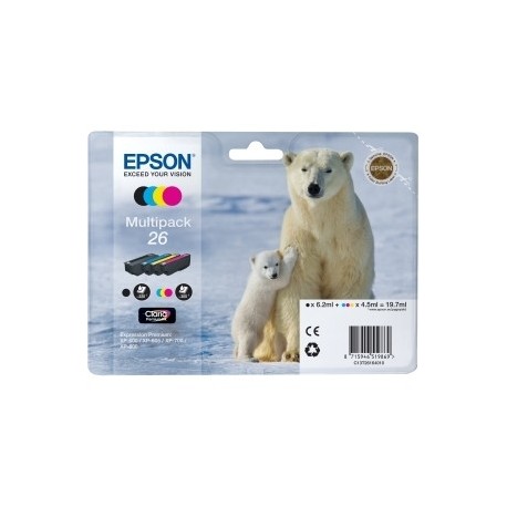 Multipack EPSON pour Expression Home XP-600... (N°26) (ours)