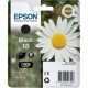 Cartouche noire EPSON pour Expression Home XP-205 / XP-30 ... (N°18)