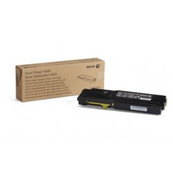 Toner jaune haute capacité Xerox pour phaser 6600 / WorkCentre 6605