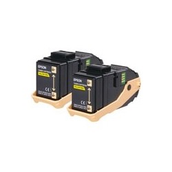 Pack de 2 toners jaunes Epson pour Aculaser C9300n