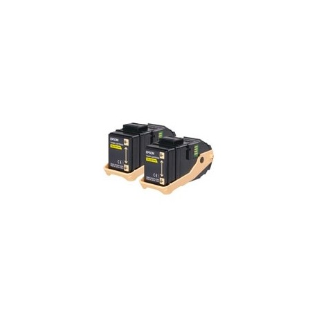 Pack de 2 toners jaunes Epson pour Aculaser C9300n