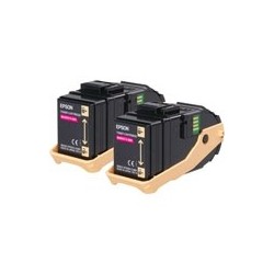 Pack de 2 toners magenta Epson pour Aculaser C9300n